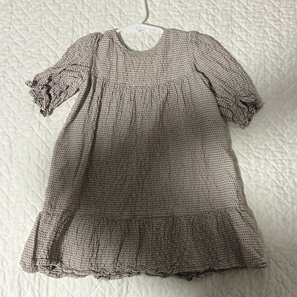 Zara 4-5t polka dot dress